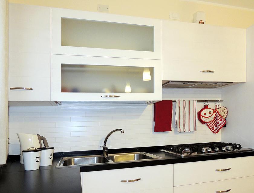 Cucina frassino laccato bianco  (3)